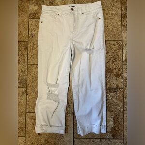 Express white denim jeans 8S